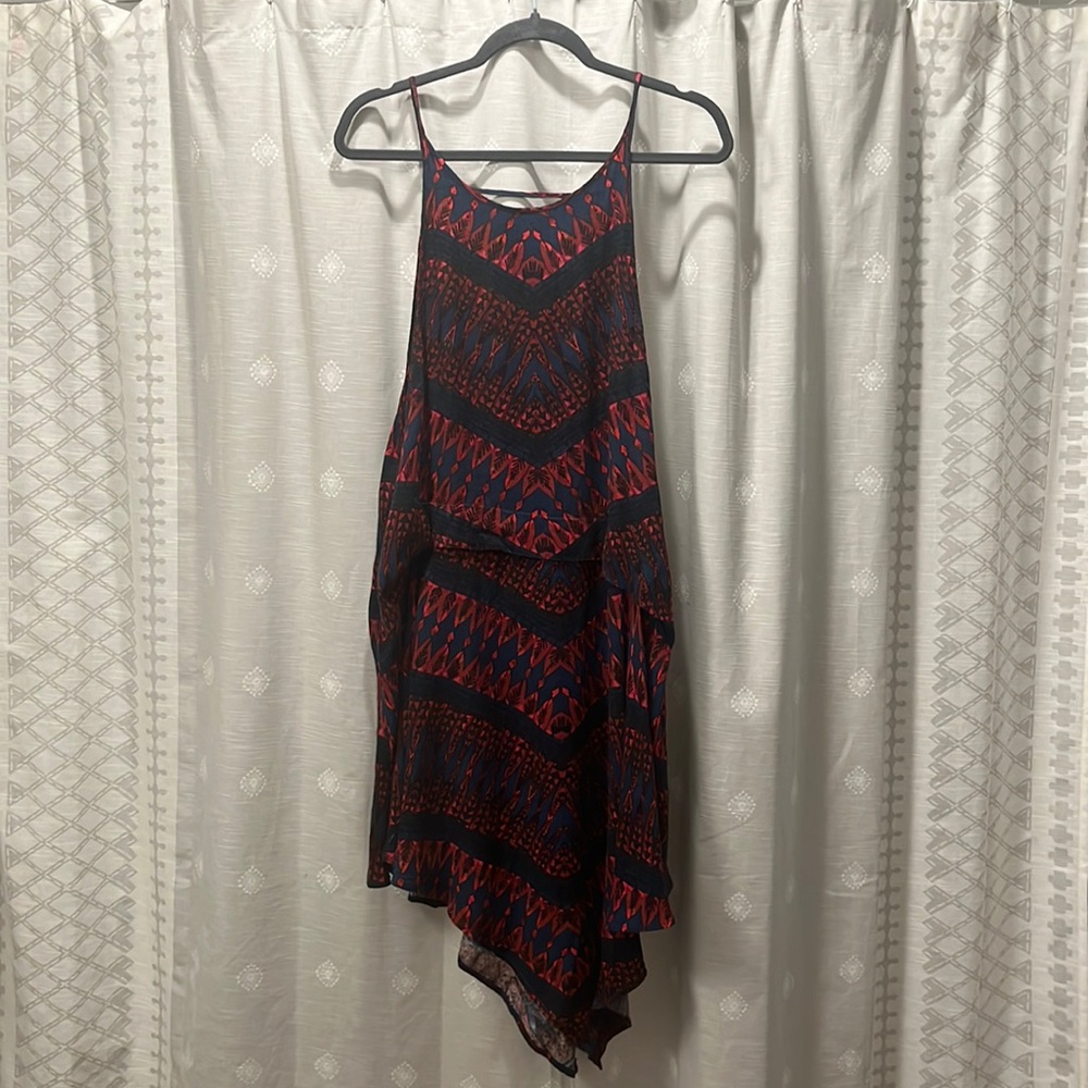 Free people asymmetrical midi dress sz M
